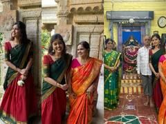 Amritha Aiyer : ‘கடவுளே விடை..’குலதெய்வ கோயிலுக்கு சென்ற பிகில் நடிகை..வைரலாகும் புகைப்படங்கள்!