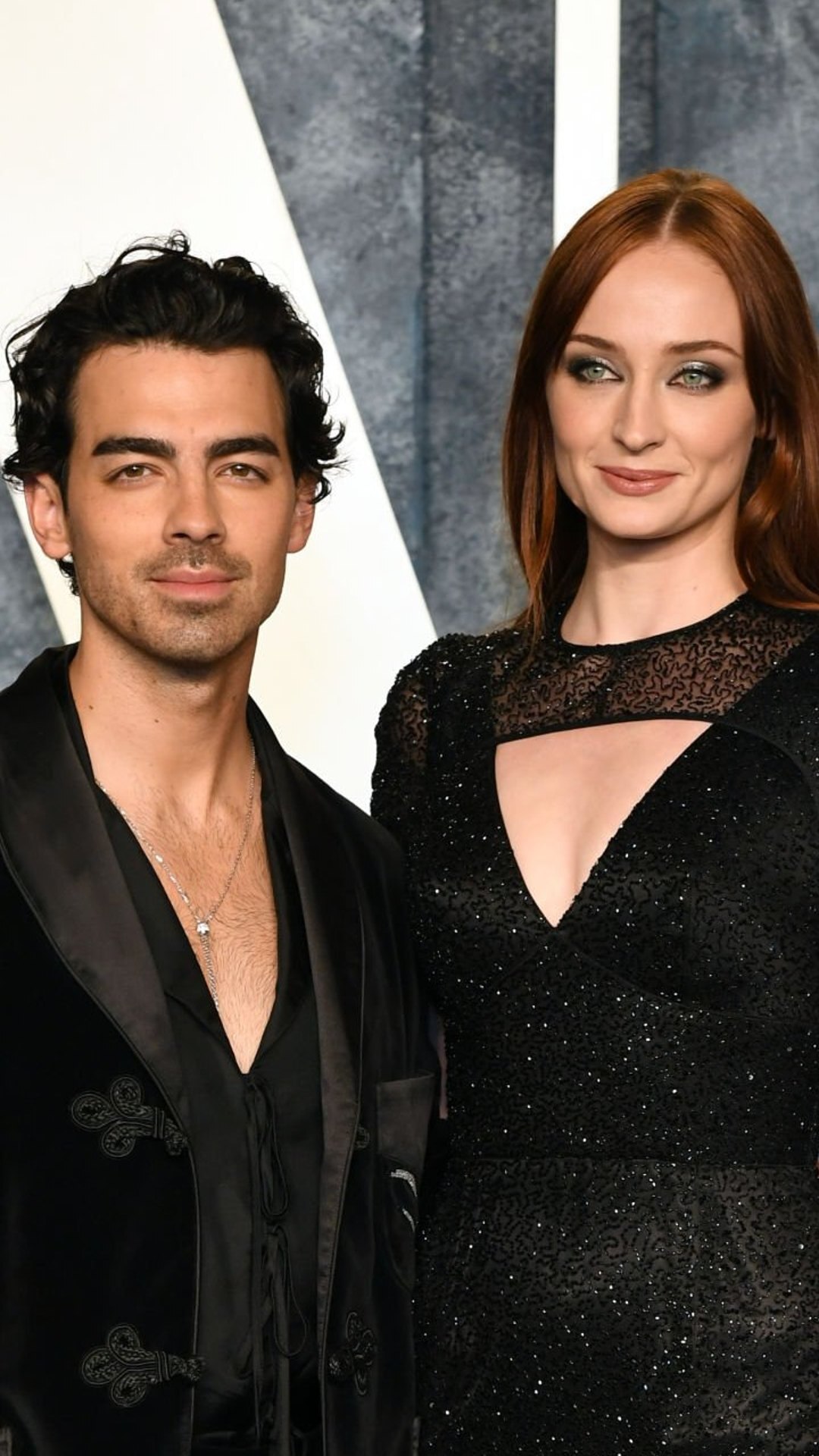 Sophie Turner Matched Joe Jonas in Black at the 2023 Vanity Fair Oscars  After Party