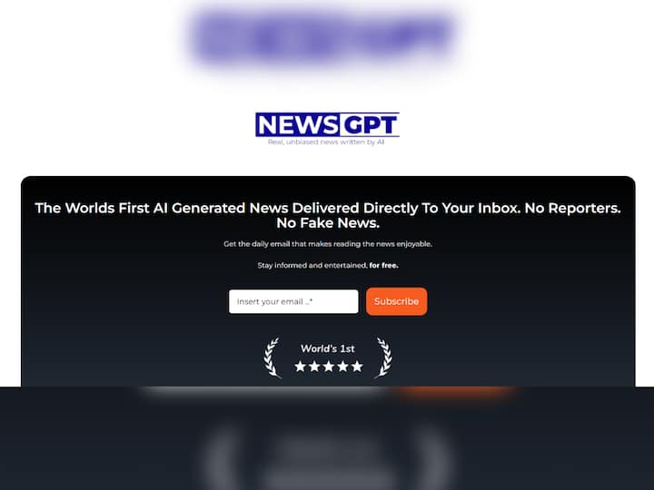 NewsGPT, World's First AI-Generated News Platform, Is Now Official: Is It A Threat To Media Professionals? NewsGPT, World's First AI-Generated News Platform, Is Now Official. Is It A Threat To Media Professionals?