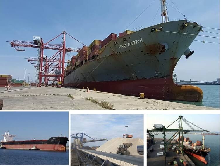 Tuticorin V.O.C in handling goods. The port has set a record of achieving the target TNN சரக்குகளை கையாளுவதில் தூத்துக்குடி வ.உ.சி. துறைமுகம் இலக்கை எட்டி சாதனை