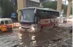 Pune Rain : पुण्यात, पिंपरी-चिंचवडमध्ये वादळी-वाऱ्यासह पाऊस; रस्त्यांवर पाणी साचले