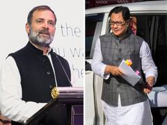 Can't Be Quite If...: Rijiju Hits Out At Raga's London Remarks, Rahul To Attend Parliament Amid Row