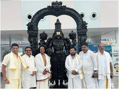 Kabza Movie : ఏడు కొండల వేంకటేశ్వరుని ఆశీర్వాదం తీసుకున్న ఉపేంద్ర, 'కబ్జా' టీమ్