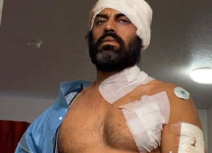 Aman Dhaliwal Punjabi actor is Attacked in Americas gym video goes viral America: अमेरिका में पंजाबी एक्टर अमन धालीवाल पर हुआ हमला,  हमलावर को खुद ही धूल चटा डाली