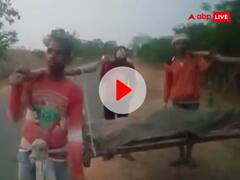 एम्बुलेंस मांगते रहे आदिवासी महिला के परिजन, नहीं सुनी गई गुहार, खाट पर शव ले जाने को मजबूर