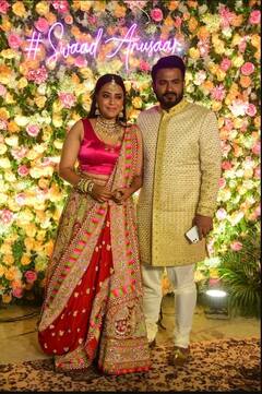Swara Bhasker Reception: મલ્ટીકલર લહેંગામાં અદભૂત લાગી સ્વરા ભાસ્કર, ગ્રાન્ડ રિસેપ્શનની સુંદર તસવીરો આવી સામે