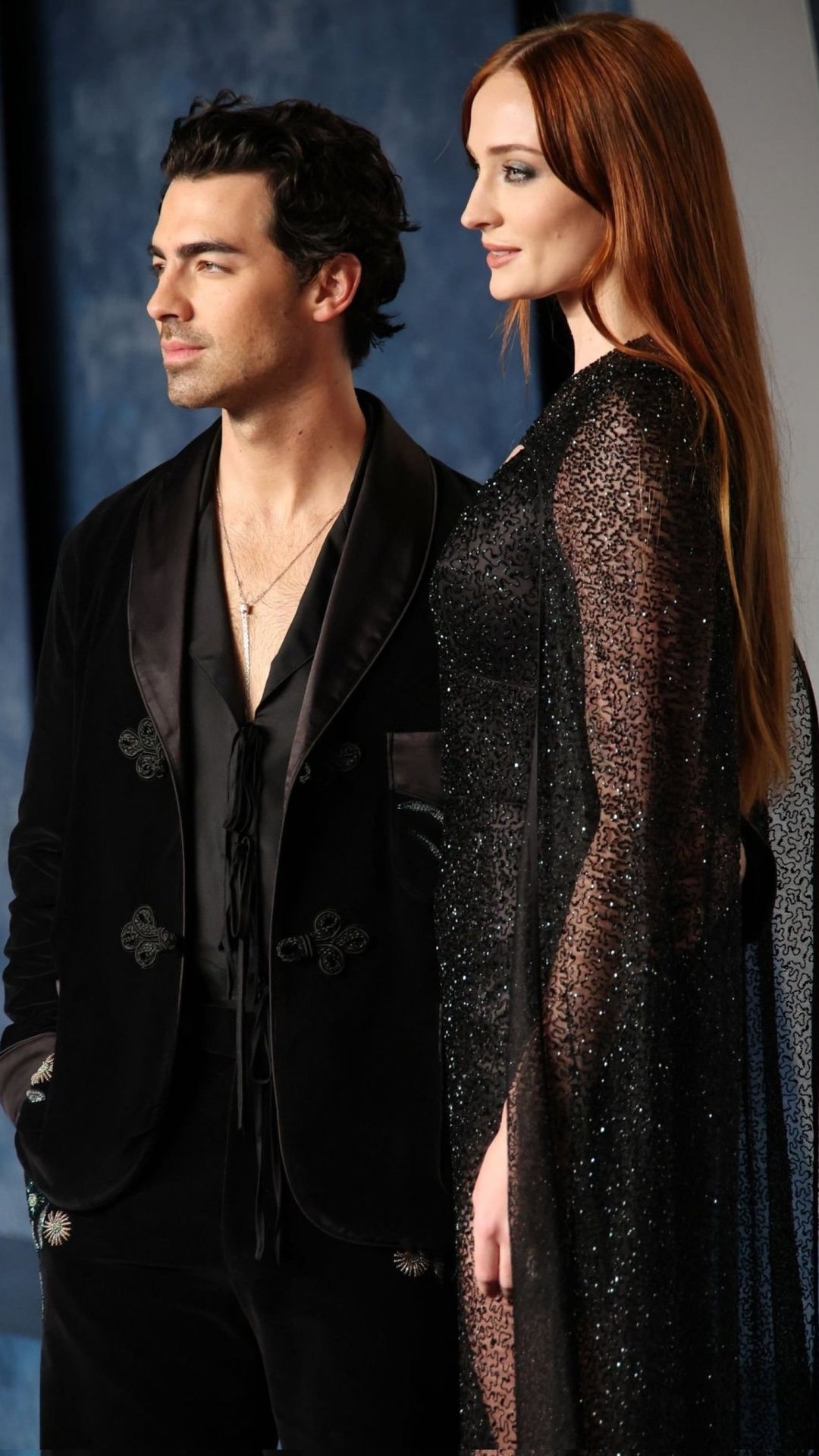 Sophie Turner Matched Joe Jonas in Black at the 2023 Vanity Fair