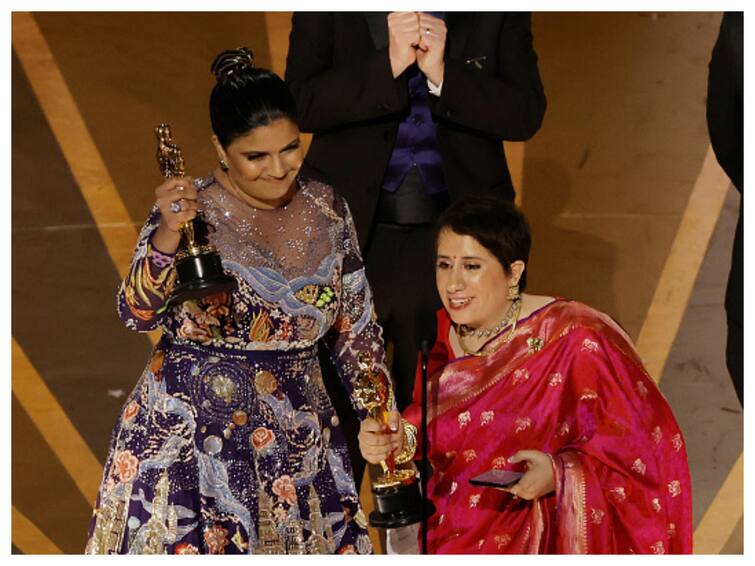 Oscars 2023: TikToker Shows How Guneet Monga Was Cut Off The Stage While Others Were Allowed To Speak Oscars 2023: TikToker Shows How Guneet Monga Was Cut Off The Stage While Others Were Allowed To Speak