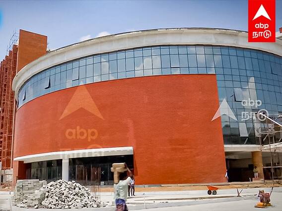 Kalaingnar Library : பிரமாண்டமாக உருவாகும் கலைஞர் நூலகம்.. எப்படி இருக்கு? சுற்றி பார்க்கலாம் வாங்க