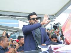 అమెరికా నుంచి ఢిల్లీకి రామ్ చరణ్, అభిమానుల ఘన స్వాగతం