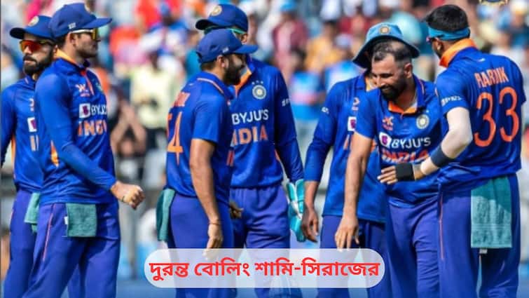 IND vs AUS, 1st ODI: Australia given target of 189 runs against India 1st ODI Wankhede Stadium IND vs AUS, 1st ODI: শামি-সিরাজের দুরন্ত বোলিং, মাত্র ১৮৮ রানে অল আউট অস্ট্রেলিয়া
