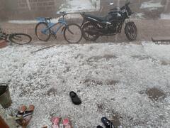 अवकाळी पावसासह गारपिटीचा तडाखा, शेतकऱ्यांचं मोठं नुकसान