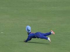 WATCH: Ravindra Jadeja Takes Spectacular Diving Catch In IND vs AUS 1st ODI