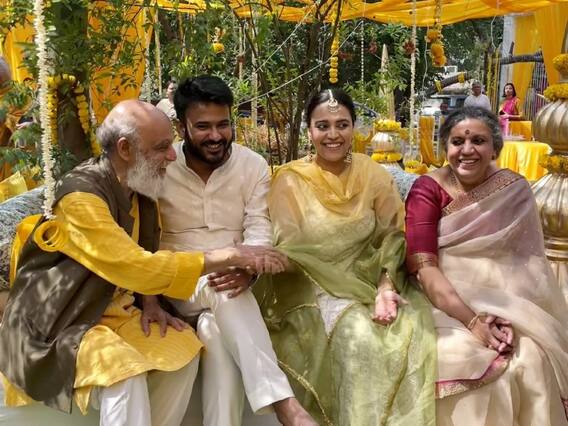 Swara-Fahad Reception Pics: स्वरा भास्कर के रिसेप्शन में सफेद कुर्ता पहनकर पहुंचे राहुल गांधी, कुछ इस अंदाज में दिखें केजरीवाल, देखिए तस्वीरें
