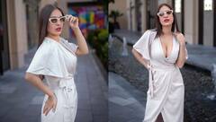 Neha Malik: ਨੇਹਾ ਮਲਿਕ ਨੇ ਡੀਪਨੇਕ ਡਰੈੱਸ ਪਾ ਕੇ ਦੁਬਈ ਦੀਆਂ ਗਲੀਆਂ 'ਚ ਕਰਵਾਇਆ ਹੌਟ ਫੋਟੋਸ਼ੂਟ, ਤਸਵੀਰਾਂ 'ਚ ਫਲਾਂਟ ਕੀਤਾ ਹਾਈ ਕਲੀਵੇਜ ਦਾ ਜਲਵਾ