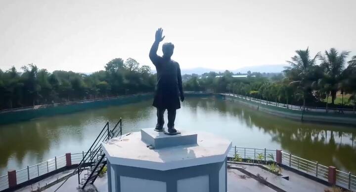 maharashtra news Nashik News Gopinath Gad memorial erected on two acres in Nandur shingote sinner Nashik Gopinath Munde : दोन एकरमध्ये उभारले ‘गोपीनाथ गड’ स्मारक, नाशिकच्या नांदूर शिंगोटेत सर्वात मोठा पुतळा