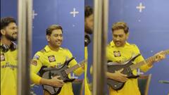ব্যাট ছেড়ে গিটার হাতে দর্শকদের মন জিতলেন মহেন্দ্র সিংহ ধোনি, ভাইরাল হল ভিডিও
