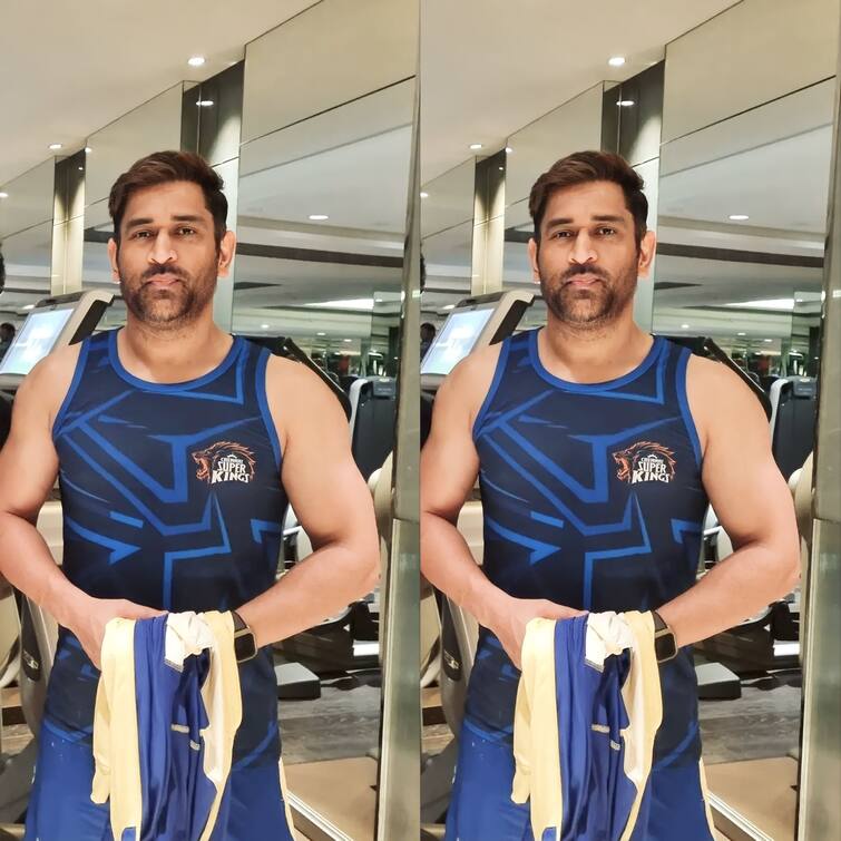 Fans can’t believe seeing MS Dhoni’s body!  Photos becoming very viral on social media
