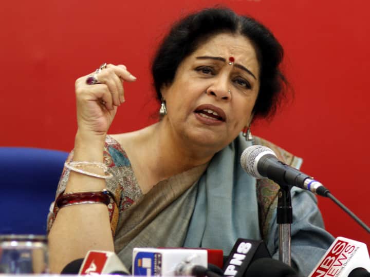 Controversial Statement: ‘Voters should be hit with slippers…’, BJP MP Kirron Kher’s controversial comment, said- Damn it
