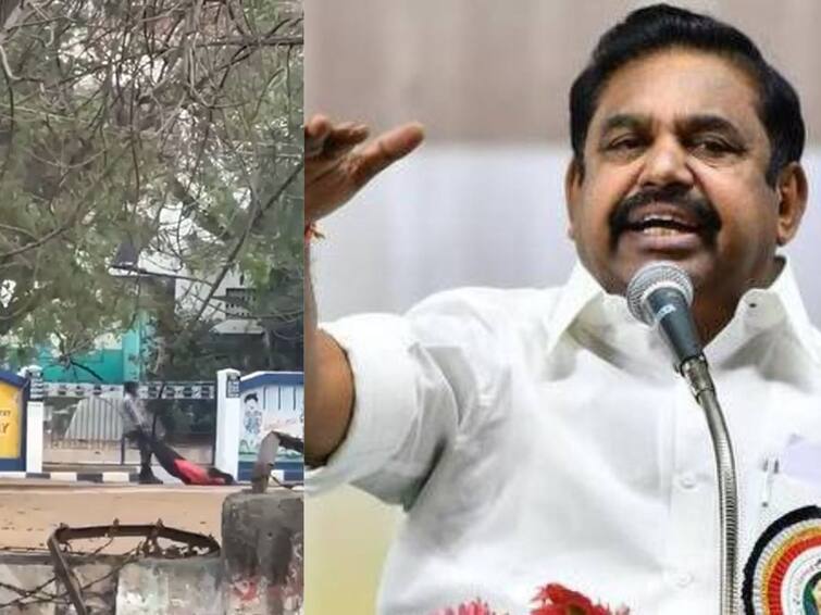 eps condemns cruel robber attacked professor and dragged her to the road in trichy EPS Tweet: திருச்சியில் நடந்த நெஞ்சை பதறவைக்கும் கொள்ளை சம்பவம்.. திமுக அரசை விளாசும் ஈபிஎஸ்