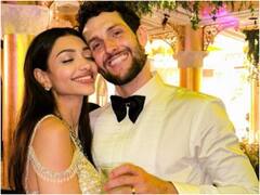 अलाना पांडे ने शादी के बाद होस्ट की ग्रैंड रिसेप्शन पार्टी, केक और शैम्पेन के साथ मनाया वेडिंग का जश्न