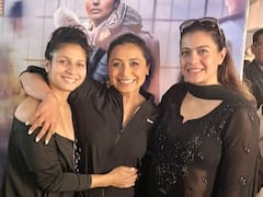 रानी मुखर्जी की फिल्म देखने पहुंची काजोल और तनीषा मुख़र्जी, एक्ट्रेस को गले लगाए कही ये बात