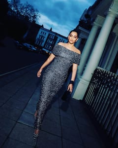Stylish 'Mama' Sonam Kapoor Shines And Shimmers In A Silver Gown At A London Event, SEE PICS