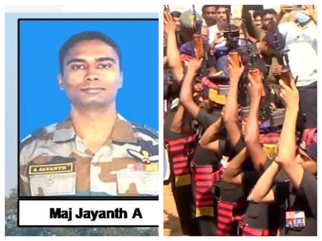 Helicopter Crash : ஹெலிகாப்டர் விபத்தில் வீர மரணம் அடைந்த மேஜர் ஜெயந்த்.. ராணுவ மரியாதையுடன் உடல் தகனம்...!