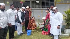 Purandar : लेकीच्या लग्नात वडिलांची अनोखी शक्कल; वऱ्हाड्यांना रोपट्यांचा आहेर