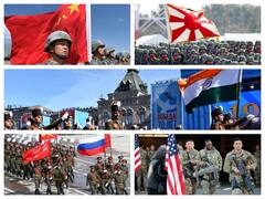 ராணுவ ரீதியாக பலம் வாய்ந்த நாடுகளின் பட்டியல்...!