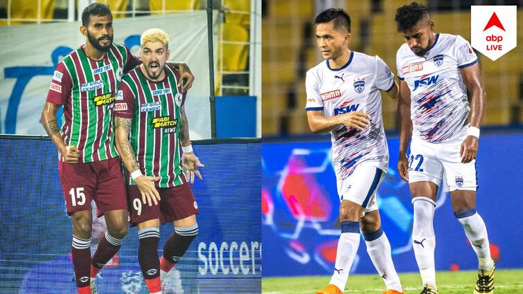 ISL Final: ATK Mohun Bagan vs Bengaluru FC match levelled at 2-2 after the end of 90 minutes ISL Final: ৯০ মিনিটে হল না আইএসএলের রুদ্ধশ্বাস ফাইনালের ফয়সালা, ম্যাচ গড়াল অতিরিক্ত সময়ে