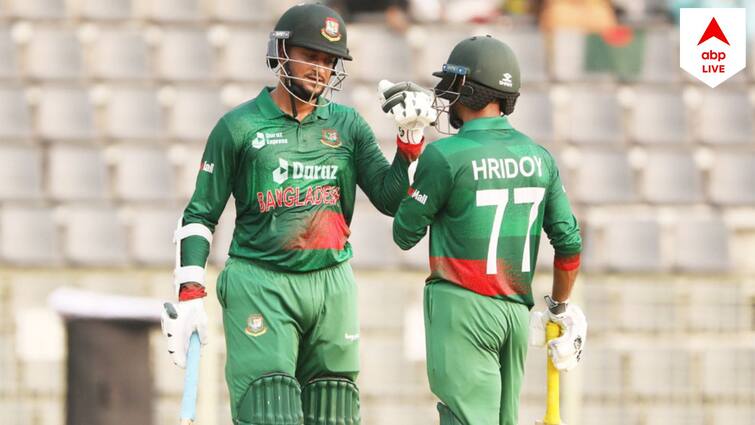 Ban vs Ire 1st ODI: Shakib Al Hasan completes 7 thousand ODI runs, Bangladesh largest score in ODI Ban vs Ire: সেঞ্চুরি হাতছাড়া হলেও নজির শাকিবের, রেকর্ড গড়ল বাংলাদেশও