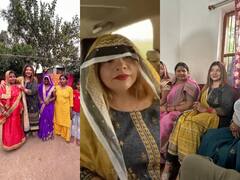 संभावना सेठ ने लिया ससुराल में लंबा घूंघट, देखिए एक्ट्रेस के गांव वाले घर की एक झलक