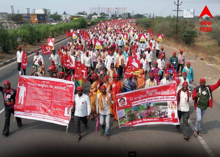 maharashtra News Nashik News Farmers death in Long March 5 lakhs help to the relatives of the deceased Nashik Long March : दुर्दैवी घटना! लॉन्ग मार्चमध्ये शेतकऱ्याचा मृत्यू, मृताच्या नातेवाईकांना पाच लाखांची मदत