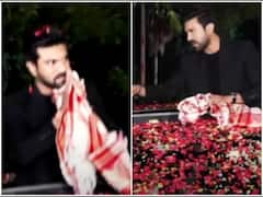 Ram Charan Receives Warm Welcome By Fans As He Lands In Hyderabad Post Oscars Win