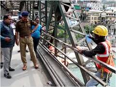 अलकनंदा नदी पर बना चारधाम यात्रा को जोड़ने वाला पुल जर्जर, यात्रा से पहले कराया जा रहा ट्रीटमेंट