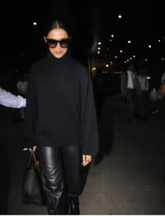 Deepika Padukone Photo: ઓસ્કાર 2023 પછી પહેલીવાર એરપોર્ટ પર જોવા મળી દીપિકા પાદુકોણ, એક્ટ્રેસે બ્લેક લૂકમાં દેખાડ્યો સ્વેગ