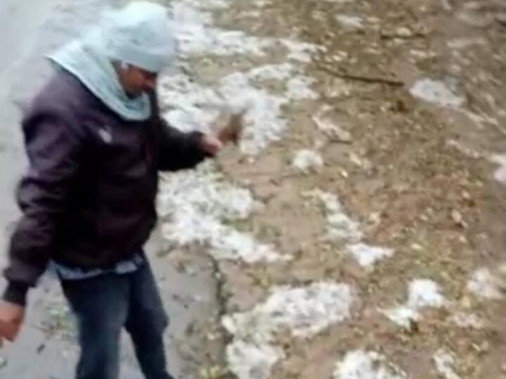 Chhattisgarh weather Update rainfall hailstorm from Kanker to Dhamtari Temperature Falls ANN Chhattisgarh Weather: मिनी कश्मीर बना छत्तीसगढ़, बारिश के साथ भारी ओलावृष्टि, कांकेर से धमतरी तक ठंडा हुआ मौसम