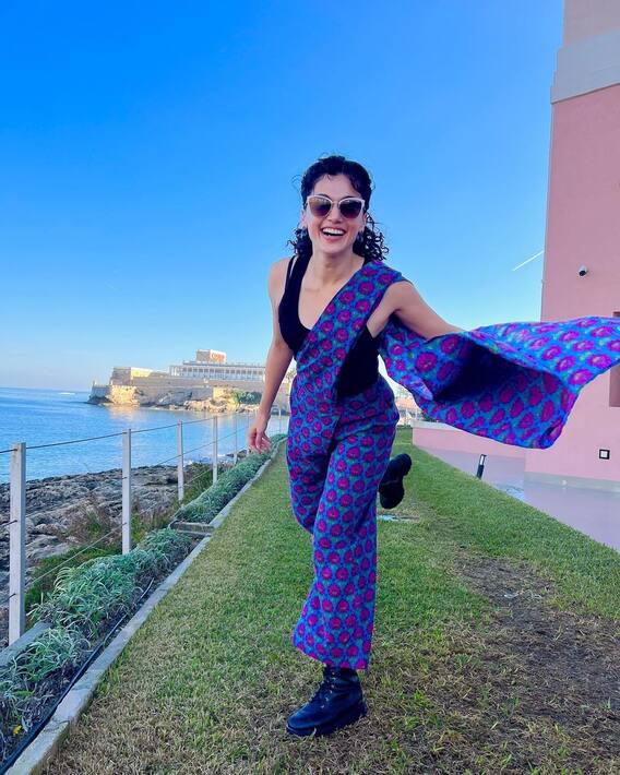 Tapsee Pannu: చీరలో మెస్మరైజ్ చేస్తున్న తాప్సీ పన్ను