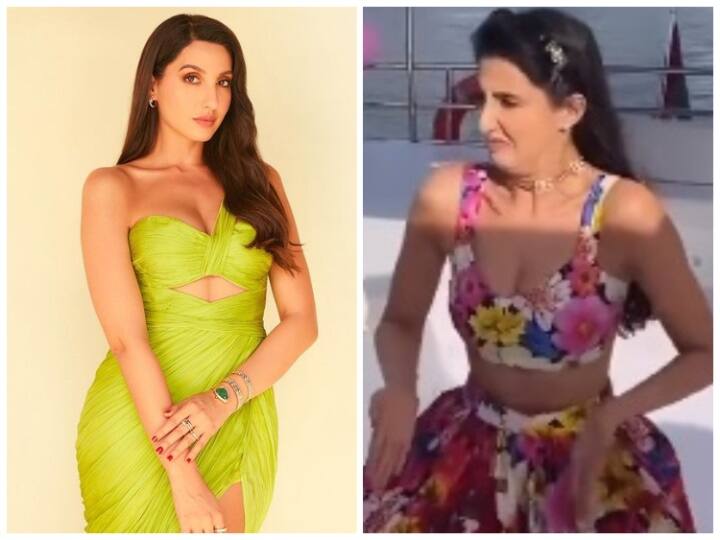 Nora Fatehi gets brutally trolled for weird dance steps on Kusu Kusu song video viral Nora Fatehi Trolled: 'और लोग इसके पीछे पागल हैं', अजीबोगरीब डांस स्टेप्स करने पर ट्रोल हुईं नोरा फतेही, नेटिजेंस ने उड़ाया मजाक