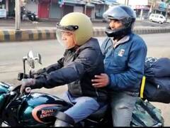 सीहोर: 63 साल की उम्र में हौसले से पूर्व IAS ने भरी उड़ान, 12 दिनों में बाइक से पूरी करेंगे नर्मदा परिक्रमा