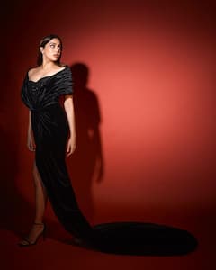 Sharvari Wagh Glams Up In A Black Outfit. Take A Look