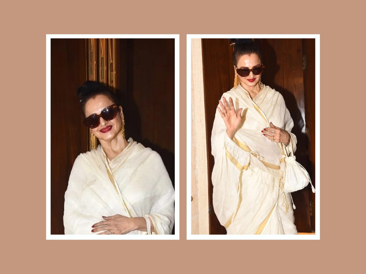 Happy Birthday Rekha: 10 Stunning Saree Looks From Bollywood's Timeless  Beauty - Boldsky.com