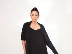 Gauahar Khan Photos: काळ्या गाऊनमध्ये गौहर खानचा सुदंर लूक, पाहा फोटो