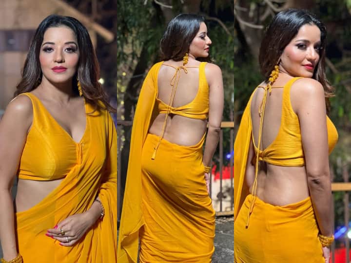 Monalisa Viral Photos: भोजपुरी एक्ट्रेस मोनालिसा हर लुक में शानदार लगती हैं. सोशल मीडिया पर मोनालीसा का पीली साड़ी में तस्वीरें तेजी से वायरल हो रही हैं.