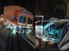 Accident: திருச்சி அருகே பயங்கரம்.. அதிகாலையில் காரும், லாரியும் நேருக்கு நேர் மோதல்..குழந்தை உட்பட 6 பேர் பலி