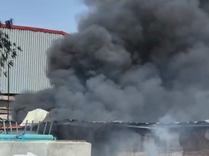 Major Fire breaks out in factory of Dhar 7 fire engines got control over it ANN Dhar Fire: प्लास्टिक का दाना बनाने वाली फैक्ट्री में भीषण आग, दमकल की सात गाड़ियों ने पाया काबू