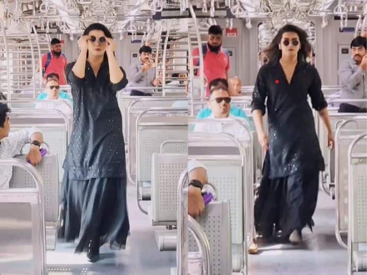 Fashion Blogger Shivam Bhardwaj Wear Skirt In Mumbai Local Train People Shocked Watch Video मुंबई लोकल में 'स्कर्ट' पहनकर शख्स का कैटवॉक, आंखें फाड़-फाड़कर देखते रहे लोग, देखें Viral Video