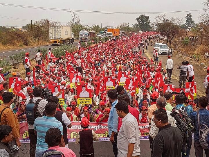 Maharashtra Government accepted the demands of the Nasik Onion farmers Mumbai march ended Maharashtra: सरकार ने मानी प्याज किसानों की मांग, अन्नदाताओं ने मुंबई तक की पदयात्रा की खत्म