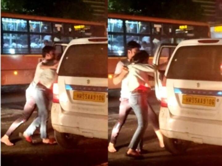 Delhi Crime Viral Video an argument with friends girl got out of the cab in anger the truth of the video claiming kidnapping in Delhi ANN Viral Video: 'दोस्तों से कहासुनी हुई और लड़की गुस्से में कैब से उतर गई...', दिल्ली में किडनैप के दावे वाले वीडियो की ये है सच्चाई